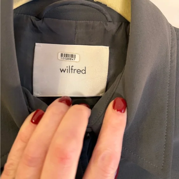 Aritzia Wilfred Little Cropped Jacket Gray | Size S | Minimalist - Picture 5 of 11